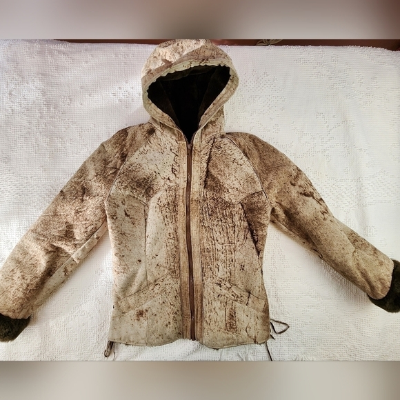 Vintage Jo-O-Kay 1970s Weastern Leather Jacket Size 8 - Picture 1 of 16